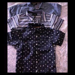 SOLD Set of 3 Boys DKNY Button down shirts